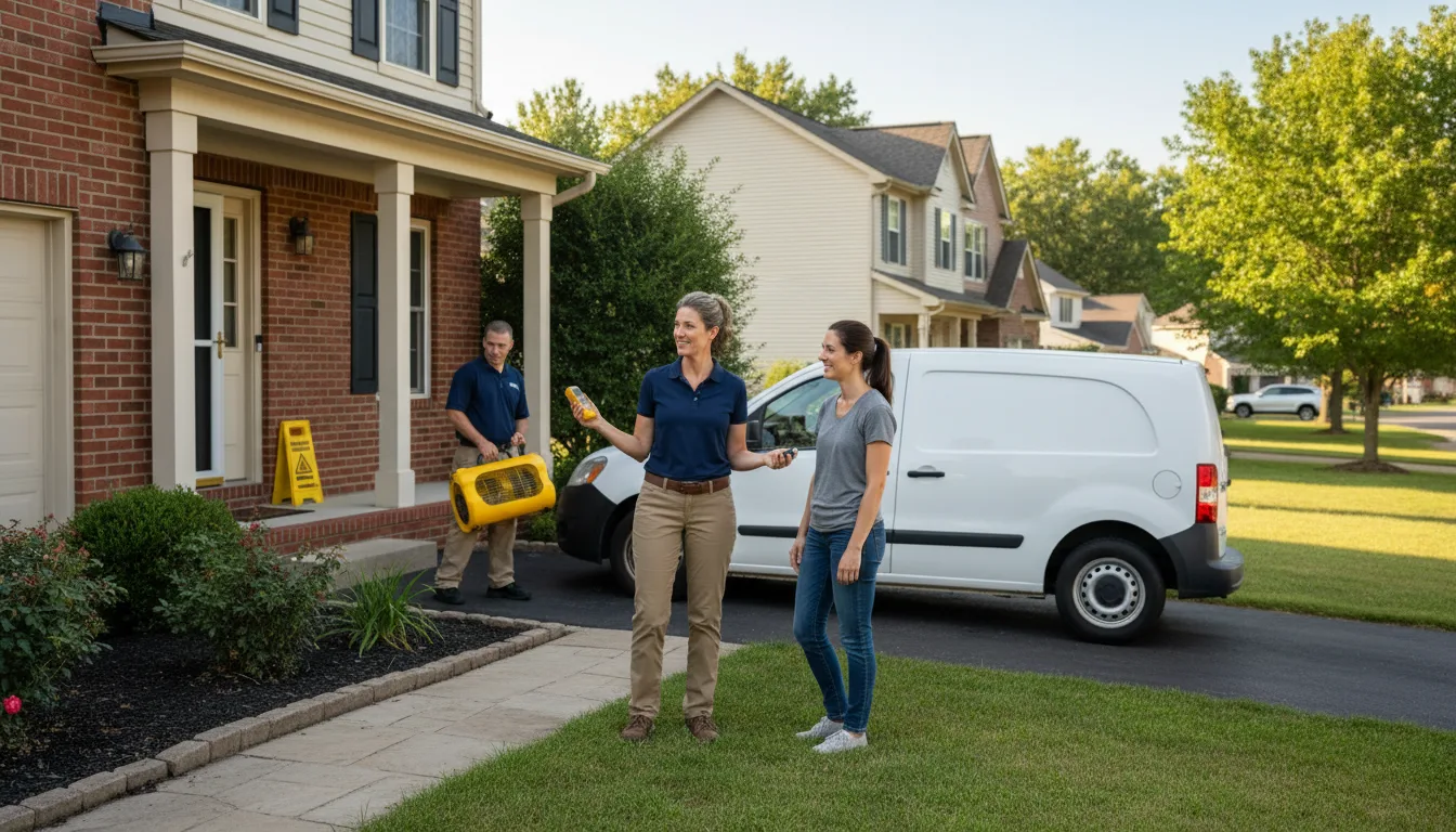 Water restoration image for Home Water Damage Repair in Lewis, IN